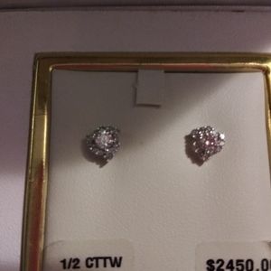 DIAMOND EARRINGS!